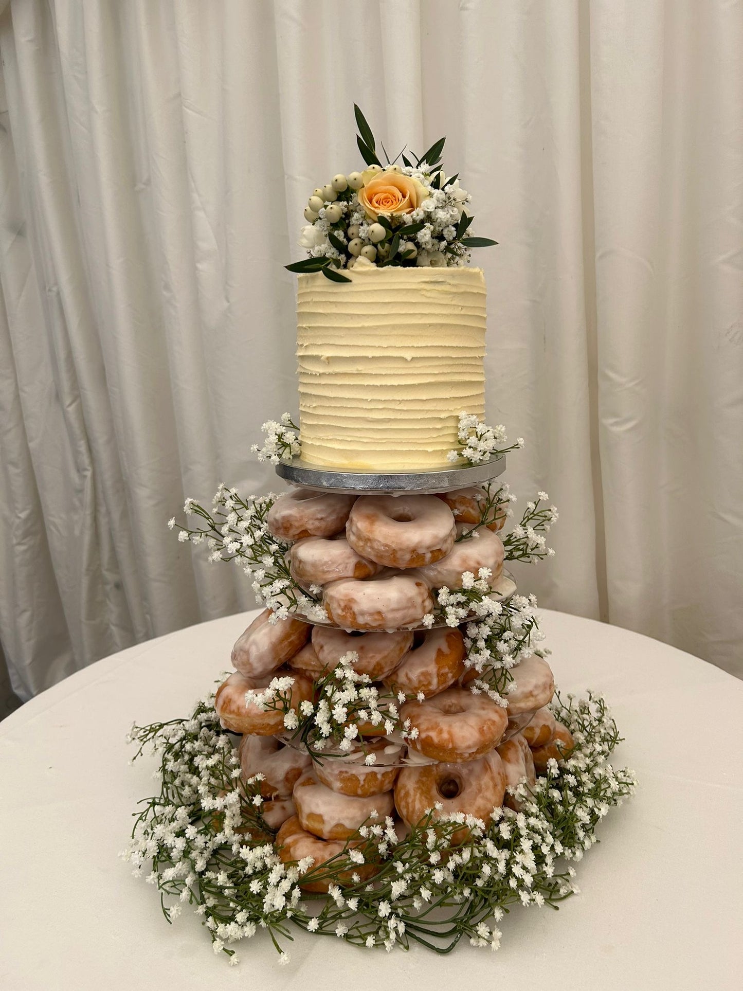 Wedding Cake and Donuts