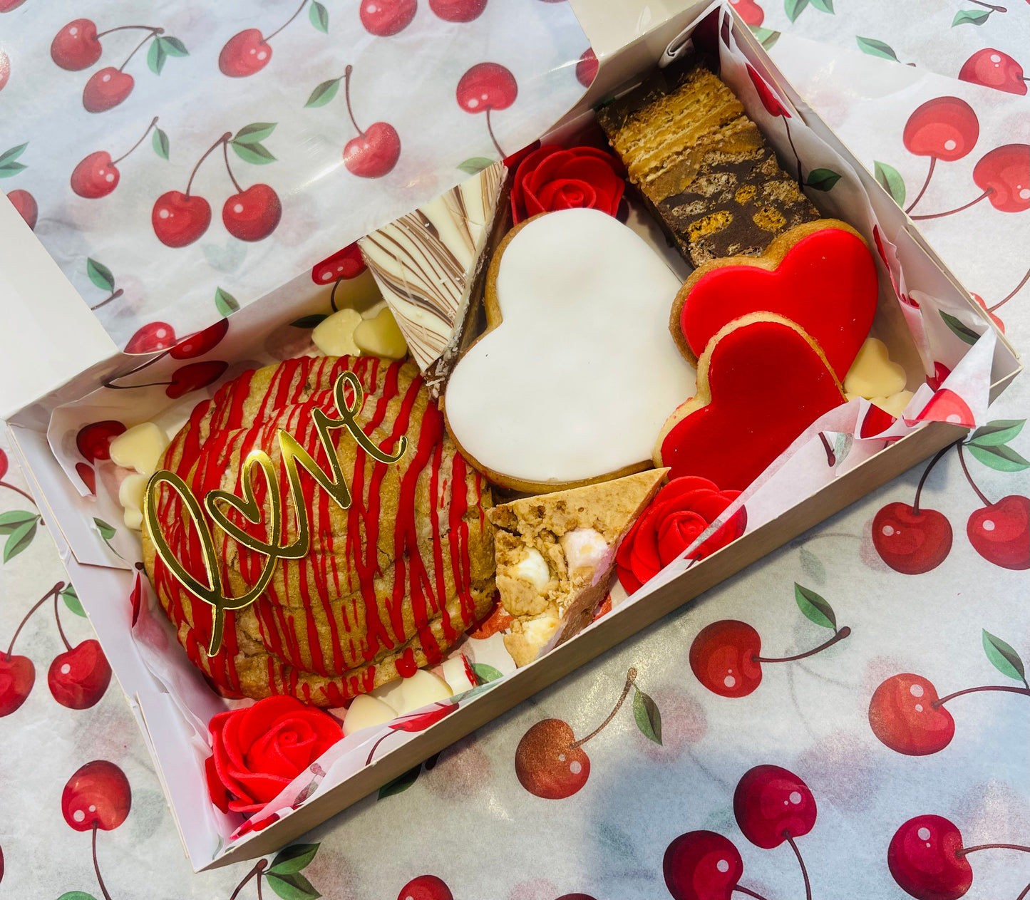 Valentines Stuffed Cookie Treat Box