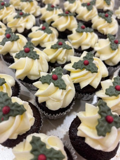 24 Mini party cupcakes